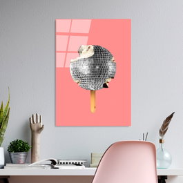 Wallity UV-873 Cuadro Decorativo de Vidrio Templado Multicolor 45 x 65 cm